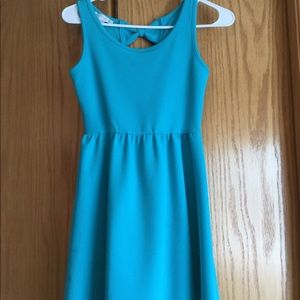 Girls, Dress Aqua Blue
